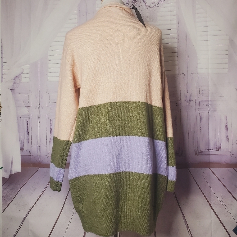 GOLD RAY SIZE S MULTICOLOR CARDIGAN FALL SWEATER NWT - Picture 7 of 10